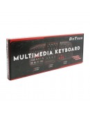 Мултимедийна клавиатура DeTech DE6090, USB, Черен - 6090