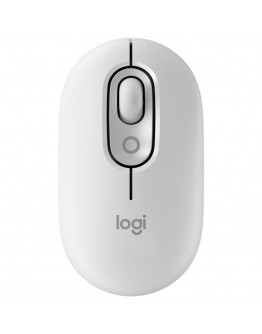 LOGITECH POP Mouse with emoji - OFF-WHITE - BT -