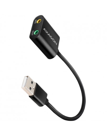 Axagon USB sound card with 15 cm cable and metal