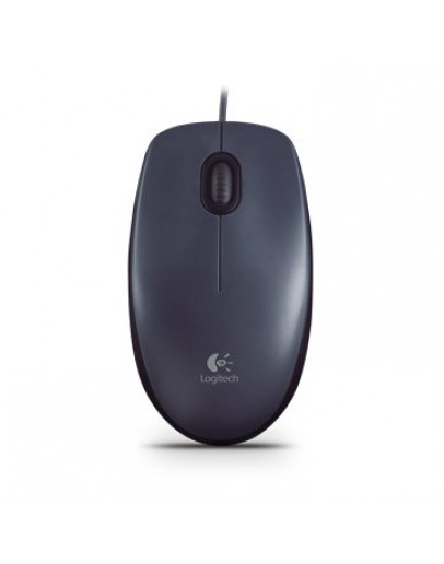 LOGITECH M90 Corded Mouse - GREY - USB - EWR2
