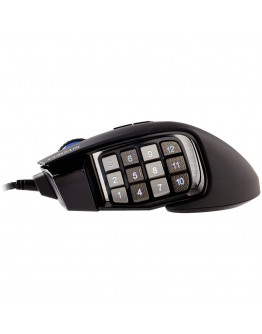 CORSAIR SCIMITAR RGB ELITE, MOBA/MMO, Black,