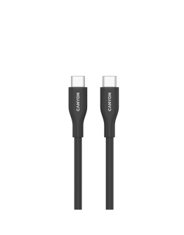 CANYON cable CC60SC10 C-C 60W 1m Silicon Black
