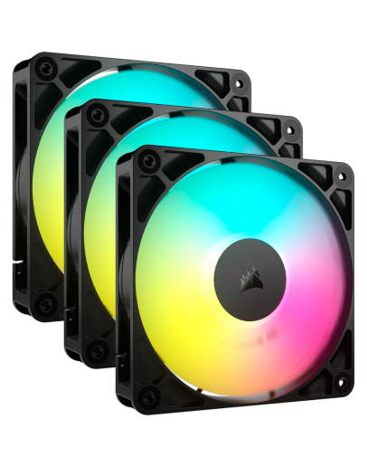 CORSAIR RS120 ARGB, 120mm ARGB Fan, Triple Pack
