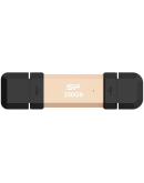 Silicon Power UC3S72 250GB, USB3.2 Gen2,DS72, Gold