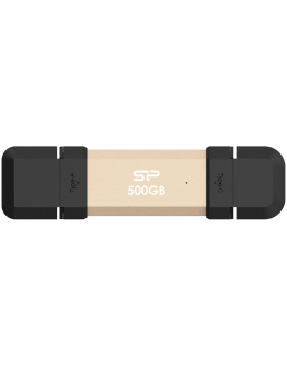 Silicon Power UC3S72 500GB, USB3.2 Gen2,DS72,Gold