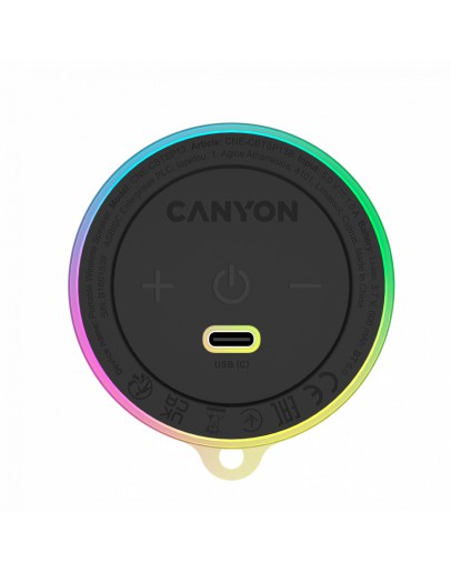 CANYON Magnetic BT speaker OnMove 13 5W Black