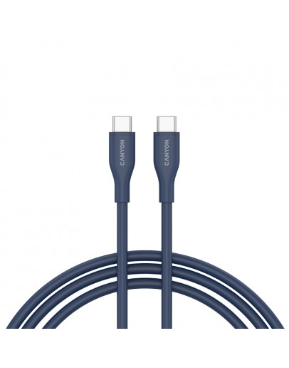CANYON cable CC60SC10 C-C 60W 1m Silicon Dark blue