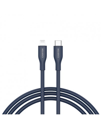 CANYON cable CLNM60 C-L 60W MFI 1m Silicon Blue