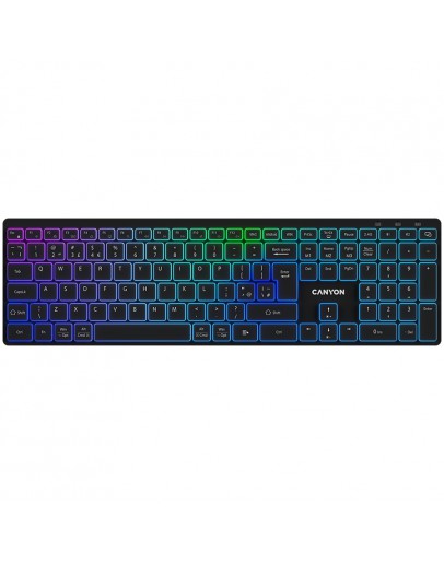 CANYON keyboard HKB-W11 UK/US RGB Dual Mode