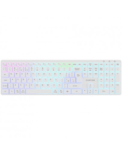 CANYON keyboard HKB-W11 UK/US RGB Dual Mode