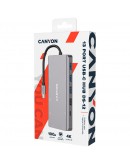 CANYON hub DS-12 13in1 4k USB-C Dark Grey