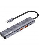 CANYON hub DS-17 6in1 4k USB-C Grey