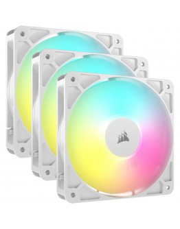 CORSAIR RS120 ARGB White, 120mm ARGB Fan, Triple