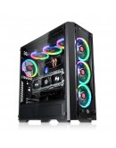 Raijintek кутия Case EATX - PONOS TG4 - 4 x 120mm ARGB Fans, Tempered Glass