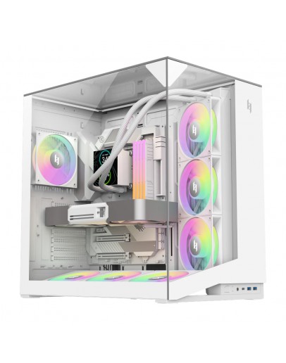 Gamemax кутия Case ATX - NEX C56 VC WH