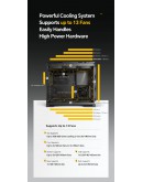 Geometric Future кутия Case EATX - Model 5 Vent Black/Yellow