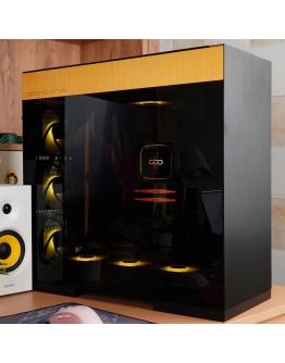 Geometric Future кутия Case EATX - Model 8 Dharma Black/Gold