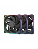 Geometric Future Комплект вентилатори Fan Pack 3-in-1 - Squama 2503B Black