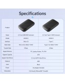 Orico кутия за диск Storage - Case - 2.5 inch USB-C - 2020C3-V1-BK