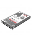 Orico външна кутия за диск Storage - Case - 2.5 inch 5Gbps Type-C Transparent - 2139C3-G2-CR-EP