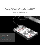 Orico външна кутия за диск Storage - Case - 2.5 inch 5Gbps Type-C Transparent - 2139C3-G2-CR-EP
