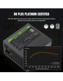Gamemax захранване PSU ATX 3.1 1000W Platinum, Full Modular - LION CORE 1000P