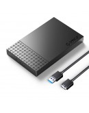Orico външна кутия за диск Storage - Case - 2.5 inch USB3.0 Black - 2526U3-V1-BK