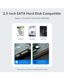 Orico кутия за диск Storage - Case - 2.5 inch USB-C - 2577C3-V1-BK