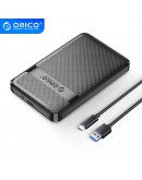 Orico кутия за диск Storage - Case - 2.5 inch USB-C - 2577C3-V1-BK