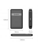 Orico кутия за диск Storage - Case - 2.5 inch USB-C - 2577C3-V1-BK