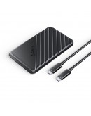 Orico външна кутия за диск Storage - Case - 2.5 inch USB-C Black - 25PW1C-C3-BK