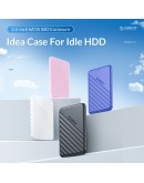 Orico външна кутия за диск Storage - Case - 2.5 inch USB-C Black - 25PW1C-C3-BK