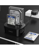 Orico докинг станция Storage - HDD/SSD Dock - 2 BAY Clone 2.5/3.5 USB3.0 - 6228US3-C
