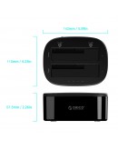 Orico докинг станция Storage - HDD/SSD Dock - 2 BAY Clone 2.5/3.5 USB3.0 - 6228US3-C