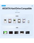 Orico докинг станция Storage - HDD/SSD Dock - 2 BAY Offline Clone 2.5/3.5 USB-C/USB-A - 6626C3-C-V1