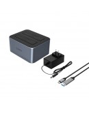 Orico докинг станция Storage - HDD/SSD Dock - 2 BAY Offline Clone 2.5/3.5 USB-C/USB-A - 6626C3-C-V1