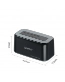 Orico докинг станция Storage - HDD/SSD Dock - 2.5/3.5 inch USB-C/USB-A - 6819C3-V1