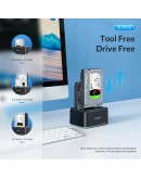 Orico докинг станция Storage - HDD/SSD Dock - 2.5/3.5 inch USB-C/USB-A - 6819C3-V1