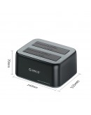 Orico докинг станция Storage - HDD/SSD Dock - 2 BAY 2.5/3.5 USB-C/USB-A - 6829C3-V1