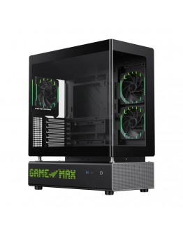 Gamemax кутия Case ATX - N90 BG - Addressable RGB, Modular Dual-Chamber