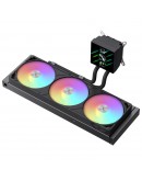 Gamemax водно охлаждане Water Cooling GLACIER 360 LCD BK - Addressable RGB