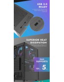 Darkflash кутия Case ATX - A290 Black - 3 x 120 mm RGB fans included