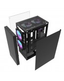 Darkflash кутия Case ATX - A290 Black - 3 x 120 mm RGB fans included