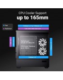 AeroCool кутия Case ATX - P500D Digi-G-BK-v1 - Digital Display, USB-C, 3 x 120 mm A-RGB