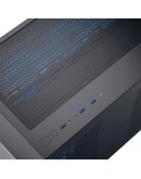 AeroCool кутия Case mATX - P300C-G-BK-v1 - 3 x 120 mm Infinity Mirror A-RGB