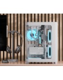 AeroCool кутия Case mATX - P300C-G-WT-v1 - 3 x 120 mm Infinity Mirror A-RGB