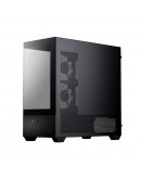 AeroCool кутия Case mATX - P300D Digi-G-BK-v1 - Digital Display, USB-C, 3 x 120 mm A-RGB