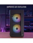 AeroCool кутия Case mATX - Hexform-G-BK-v2 - 3 fans included