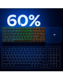 MCHOSE геймърска механична клавиатура Gaming Mechanical Keyboard Ace 60 Pro - 8K, TTC Uranus Magnetic Switch - Standard [Linear] (English US), White