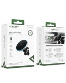 Acefast Стойка за телефон за кола Car phone holder - for Air vent, Wireless Magnetic Wireless Charging - D3 - Silver